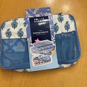 *NWT* Roller Rabbit x Target 3pc Packing Cube Set – Blue